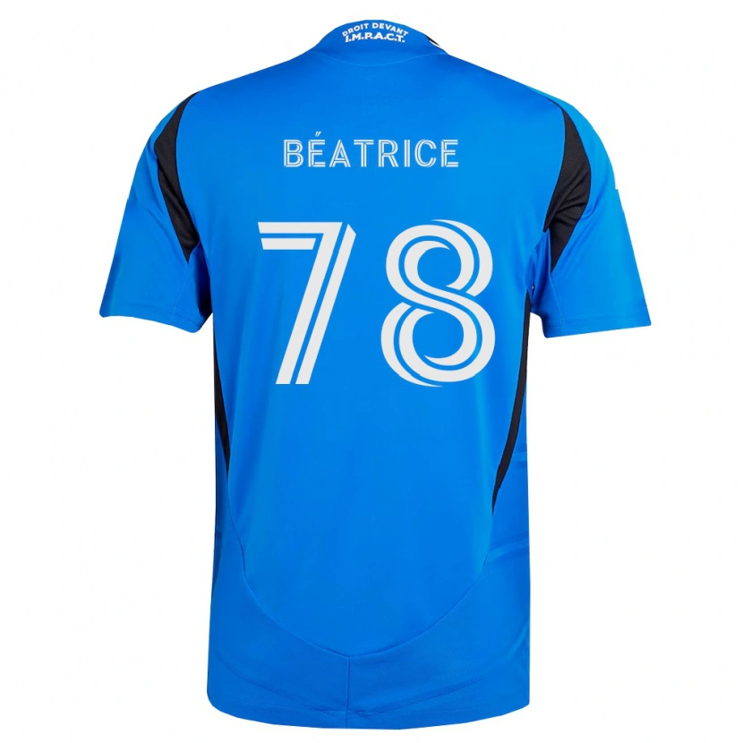 Danxen Barn Forcier Béatrice #78 Blå Hvit Svart Hjemmetrøye Drakt Trøye 2026/27 Skjorter T-Skjorte