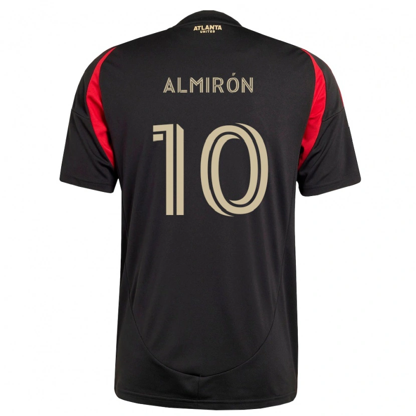Danxen Barn Miguel Almirón #10 Svart Rød Hjemmetrøye Drakt Trøye 2026/27 Skjorter T-Skjorte