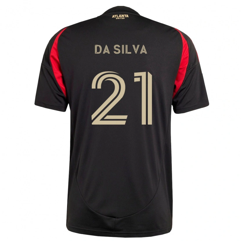 Danxen Barn Lucas Da Silva #21 Svart Rød Hjemmetrøye Drakt Trøye 2026/27 Skjorter T-Skjorte