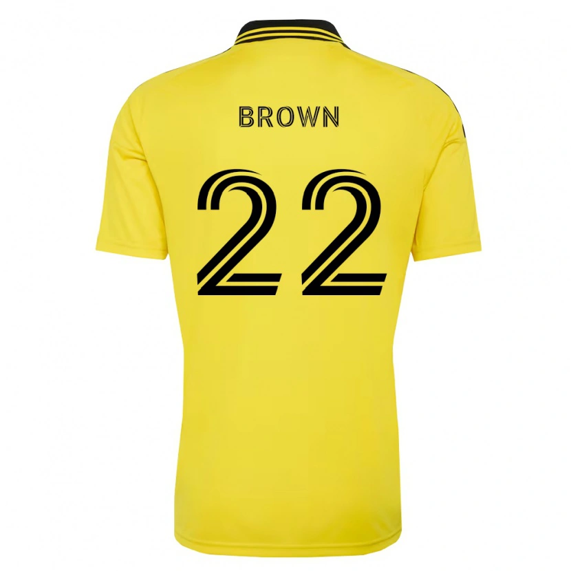 Danxen Barn Tristan Brown #22 Gul Svart Hjemmetrøye Drakt Trøye 2026/27 Skjorter T-Skjorte