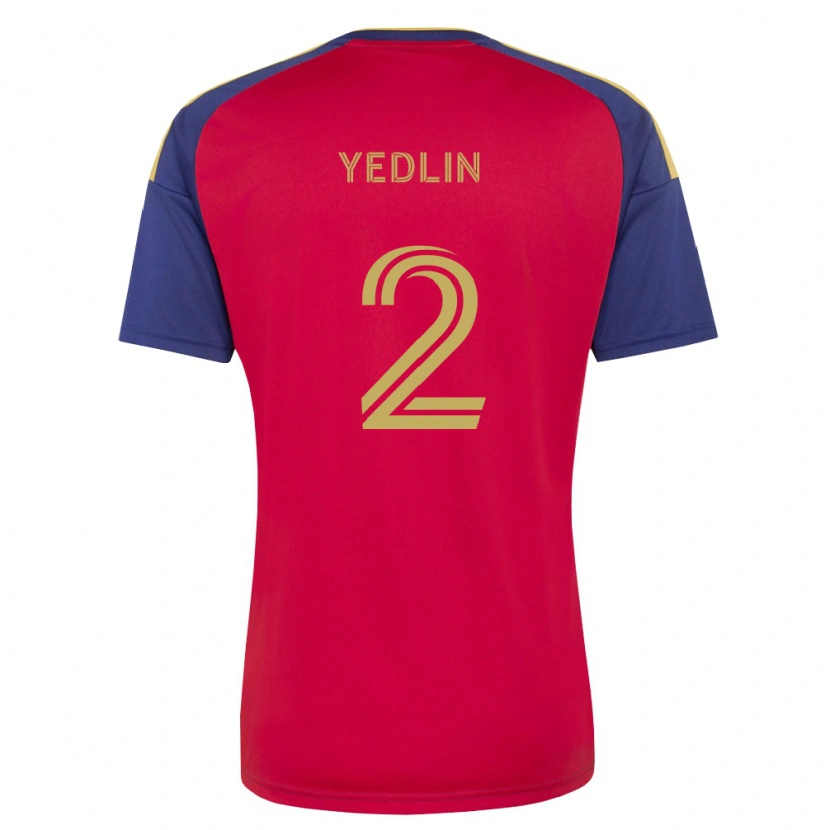 Danxen Barn Deandre Yedlin #2 Kongelig Blå Brun Rød Hjemmetrøye Drakt Trøye 2026/27 Skjorter T-Skjorte