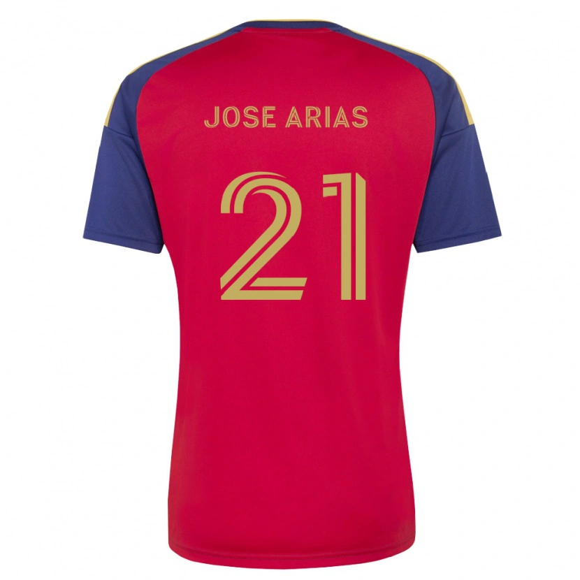 Danxen Barn Juan Jose Arias #21 Kongelig Blå Brun Rød Hjemmetrøye Drakt Trøye 2026/27 Skjorter T-Skjorte