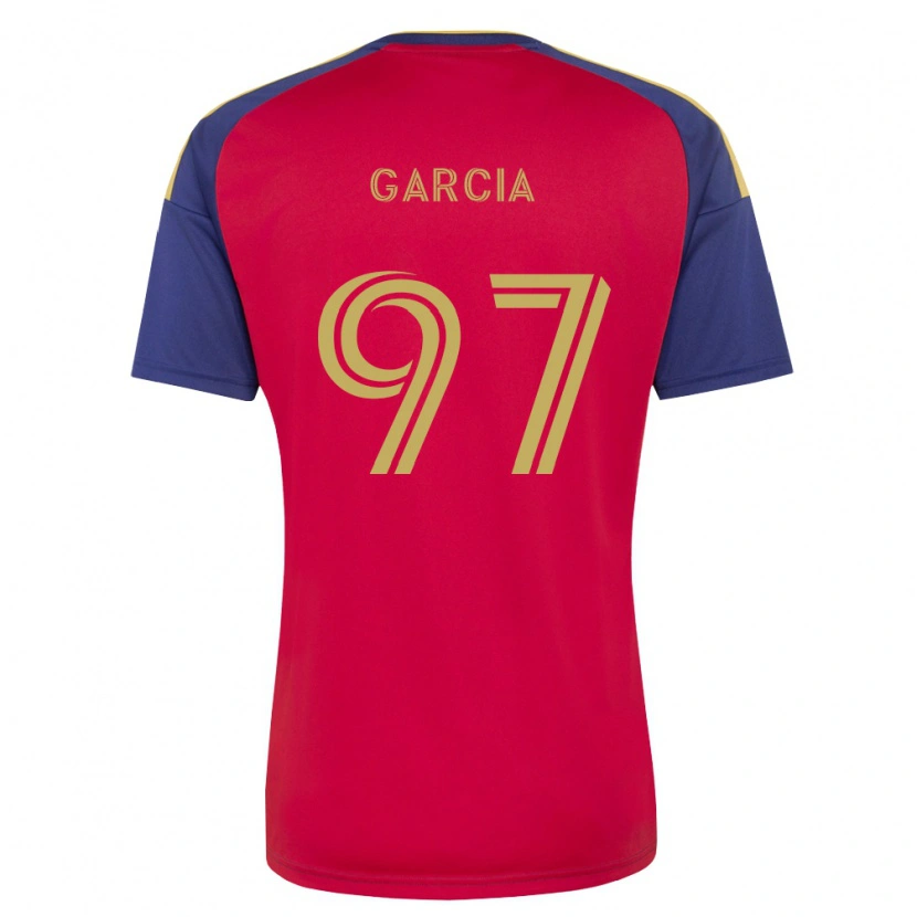 Danxen Barn Gilberto Garcia #97 Kongelig Blå Brun Rød Hjemmetrøye Drakt Trøye 2026/27 Skjorter T-Skjorte