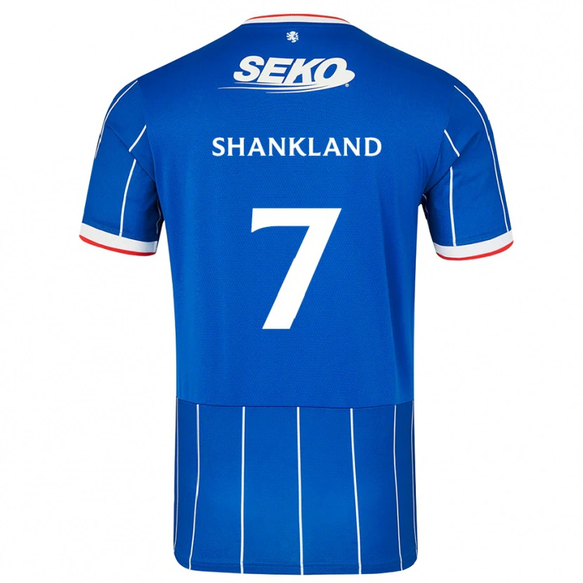 Danxen Barn Lawrence Shankland #7 Rød Blå Hvit Hjemmetrøye Drakt Trøye 2026/27 Skjorter T-Skjorte