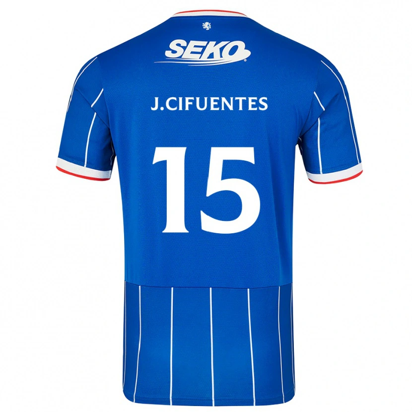 Danxen Barn José Cifuentes #15 Rød Blå Hvit Hjemmetrøye Drakt Trøye 2026/27 Skjorter T-Skjorte