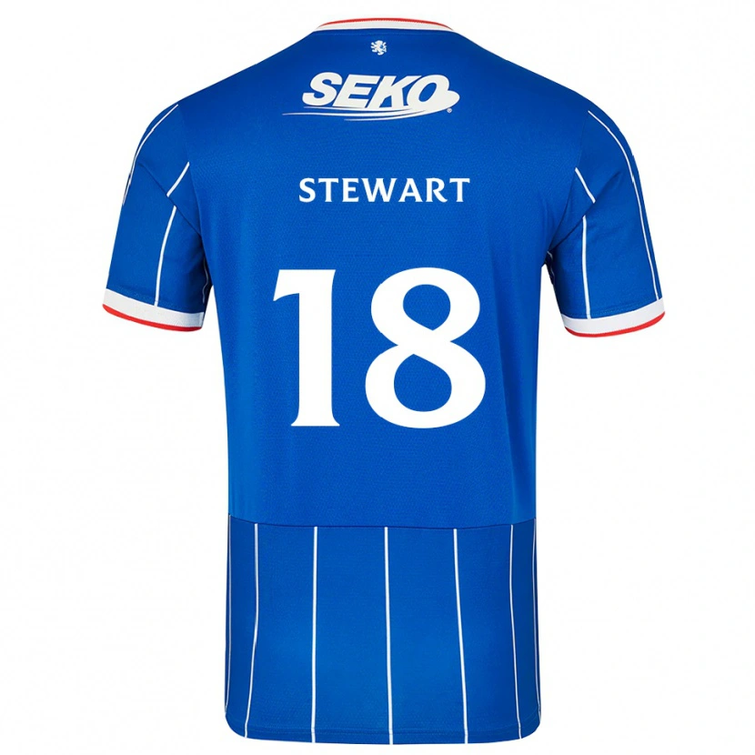 Danxen Barn Lewis Stewart #18 Rød Blå Hvit Hjemmetrøye Drakt Trøye 2026/27 Skjorter T-Skjorte