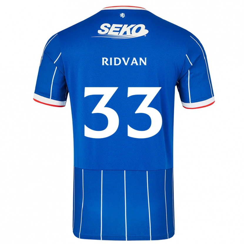 Danxen Barn Rıdvan Yılmaz #33 Rød Blå Hvit Hjemmetrøye Drakt Trøye 2026/27 Skjorter T-Skjorte