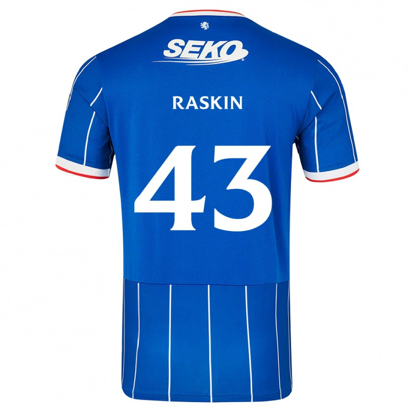 Danxen Barn Nicolas Raskin #43 Rød Blå Hvit Hjemmetrøye Drakt Trøye 2026/27 Skjorter T-Skjorte