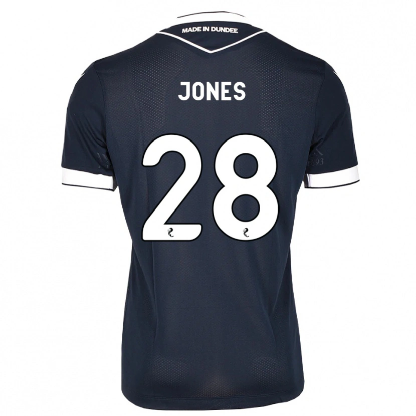 Danxen Barn Callum Jones #28 Midnattsblå Hvit Hjemmetrøye Drakt Trøye 2026/27 Skjorter T-Skjorte