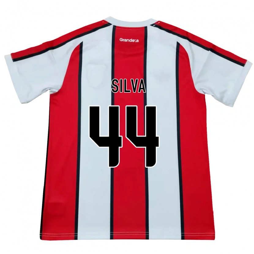 Danxen Barn Lucas Silva #44 Hvit Rød Svart Bortetrøye Drakt Trøye 2026/27 Skjorter T-Skjorte