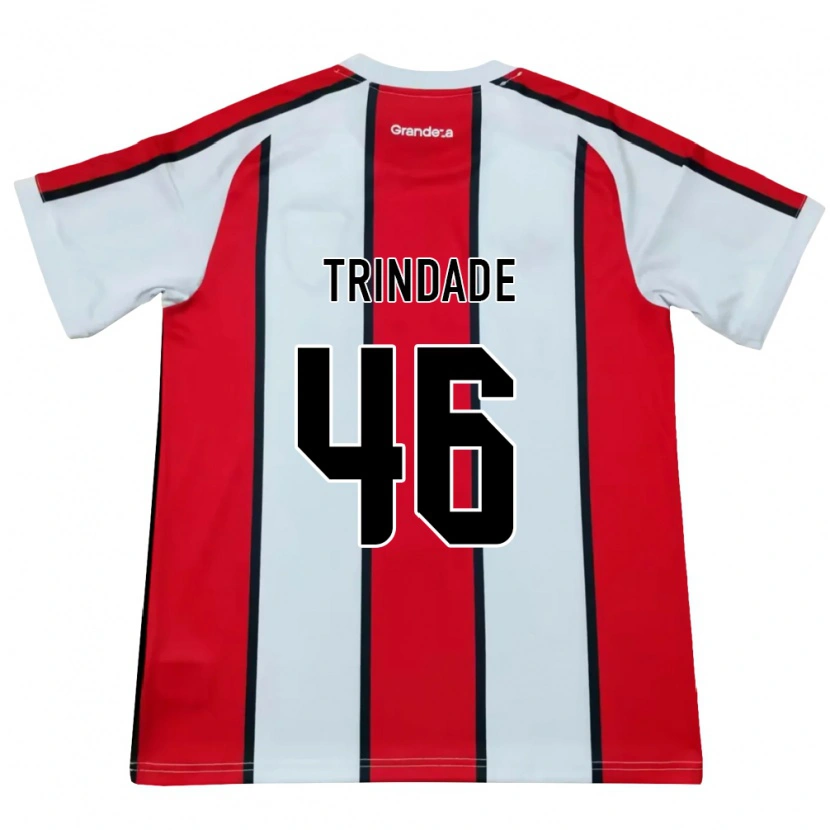 Danxen Barn Gonzalo Trindade #46 Hvit Rød Svart Bortetrøye Drakt Trøye 2026/27 Skjorter T-Skjorte