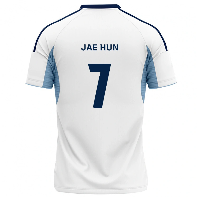 Danxen Barn Jae-Hun Lee #7 Kongelig Blå Hvit Bortetrøye Drakt Trøye 2026/27 Skjorter T-Skjorte