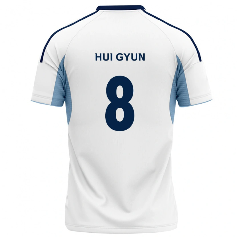 Danxen Barn Hui-Gyun Lee #8 Kongelig Blå Hvit Bortetrøye Drakt Trøye 2026/27 Skjorter T-Skjorte