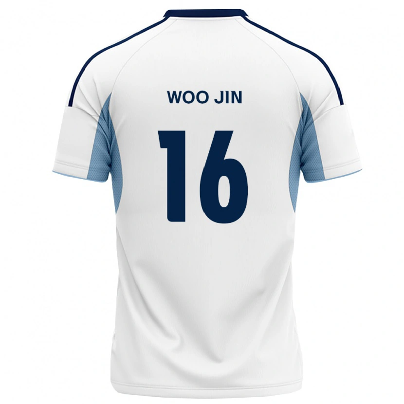 Danxen Barn Woo-Jin Park #16 Kongelig Blå Hvit Bortetrøye Drakt Trøye 2026/27 Skjorter T-Skjorte