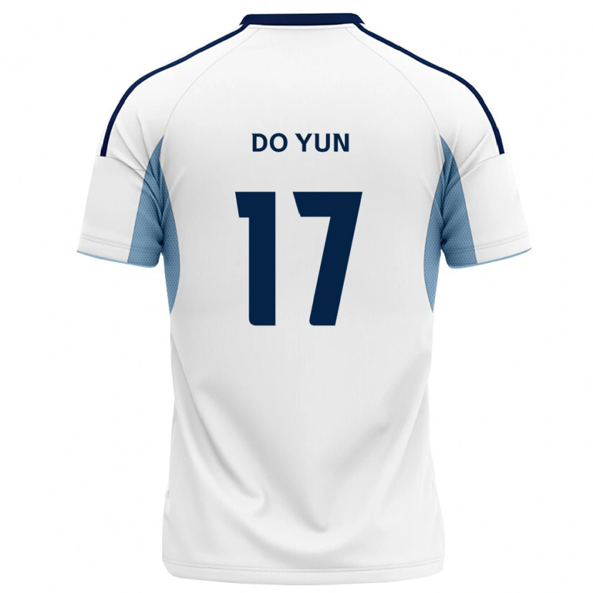 Danxen Barn Do-Yun Kwon #17 Kongelig Blå Hvit Bortetrøye Drakt Trøye 2026/27 Skjorter T-Skjorte