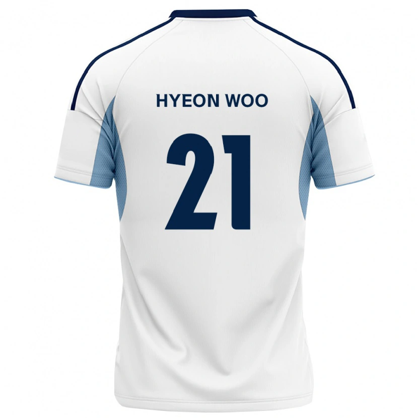 Danxen Barn Hyeon-Woo Jo #21 Kongelig Blå Hvit Bortetrøye Drakt Trøye 2026/27 Skjorter T-Skjorte