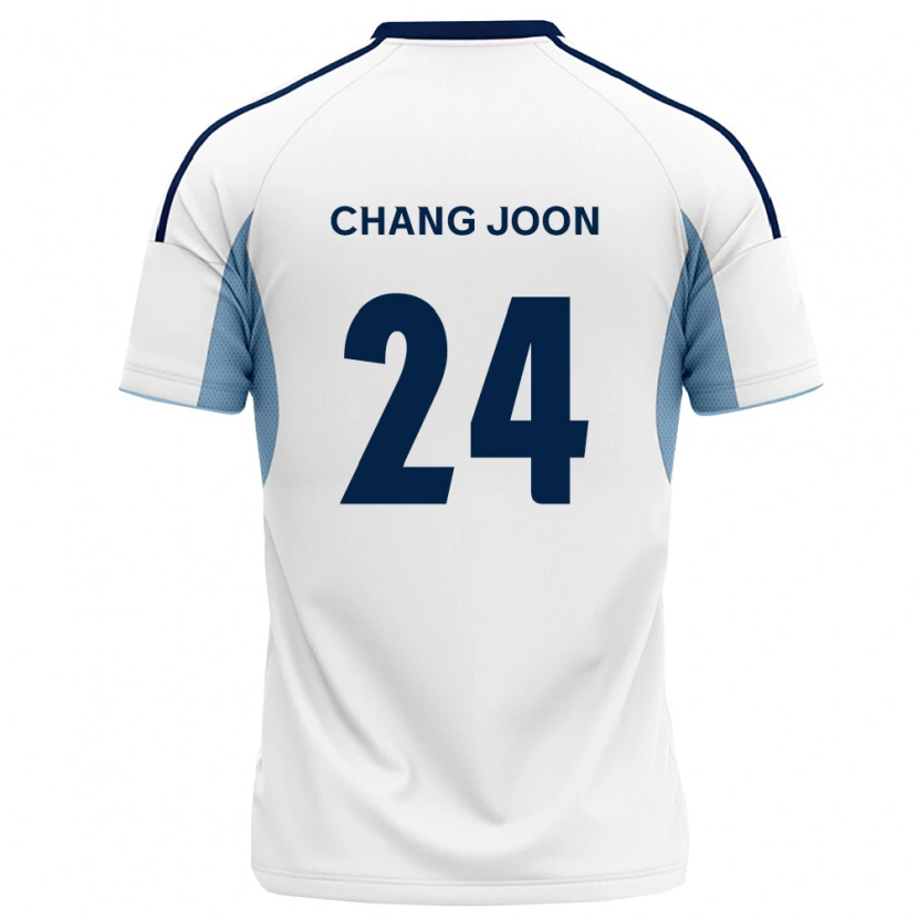 Danxen Barn Chang-Joon Lee #24 Kongelig Blå Hvit Bortetrøye Drakt Trøye 2026/27 Skjorter T-Skjorte