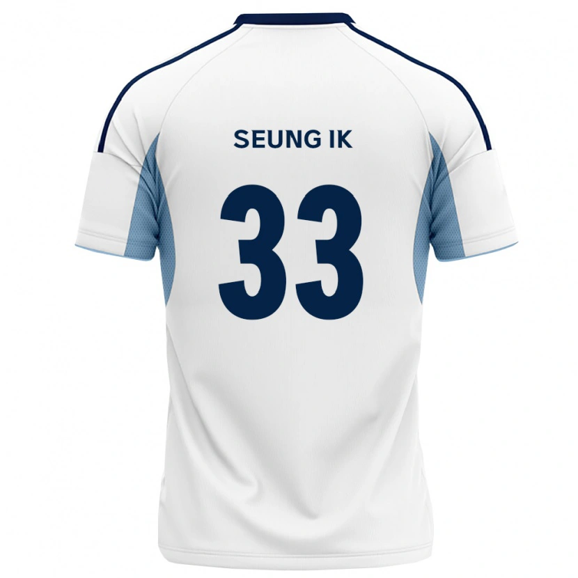 Danxen Barn Seung-Ik Lee #33 Kongelig Blå Hvit Bortetrøye Drakt Trøye 2026/27 Skjorter T-Skjorte