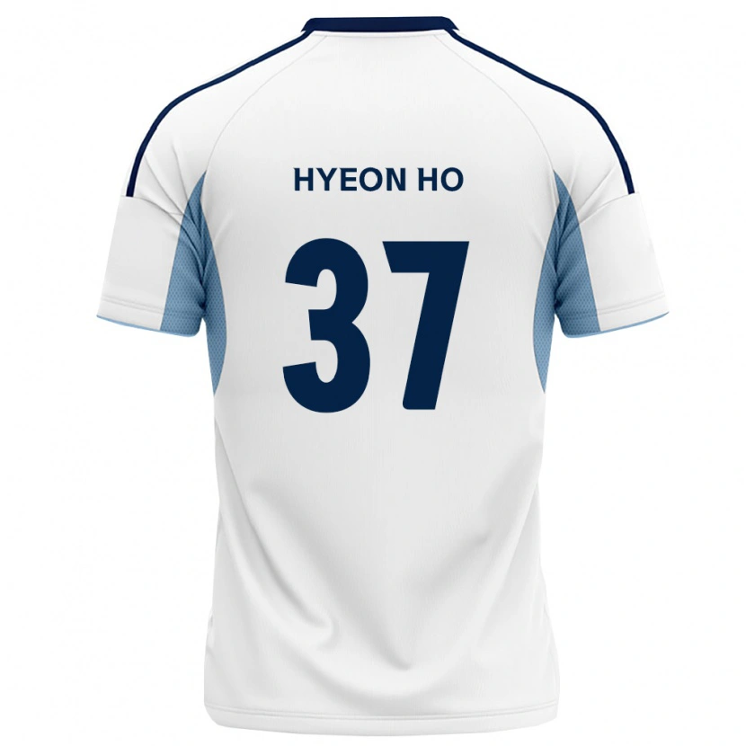 Danxen Barn Hyeon-Ho Moon #37 Kongelig Blå Hvit Bortetrøye Drakt Trøye 2026/27 Skjorter T-Skjorte
