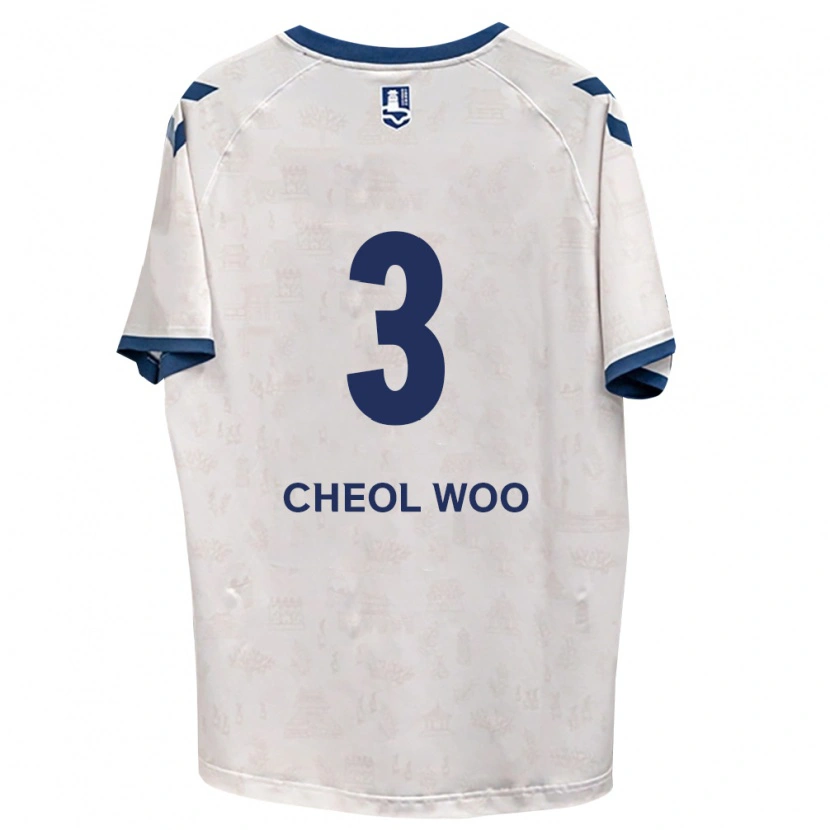 Danxen Barn Cheol-Woo Park #3 Kongelig Blå Hvit Bortetrøye Drakt Trøye 2026/27 Skjorter T-Skjorte