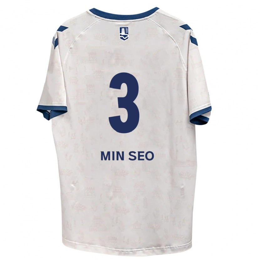 Danxen Barn Min-Seo Park #3 Kongelig Blå Hvit Bortetrøye Drakt Trøye 2026/27 Skjorter T-Skjorte