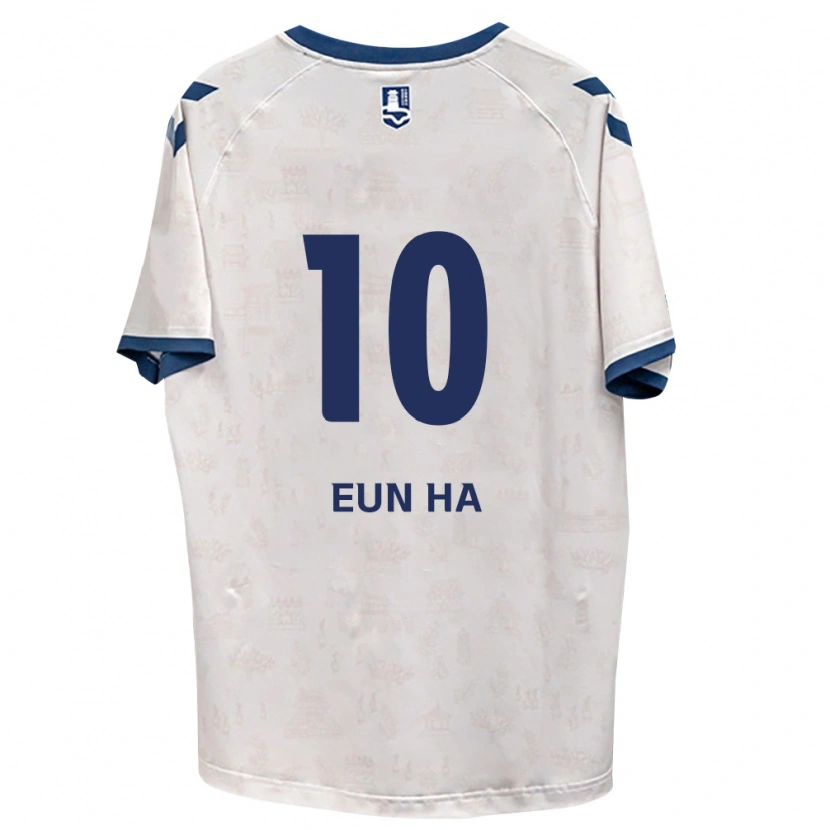 Danxen Barn Eun-Ha Jeon #10 Kongelig Blå Hvit Bortetrøye Drakt Trøye 2026/27 Skjorter T-Skjorte