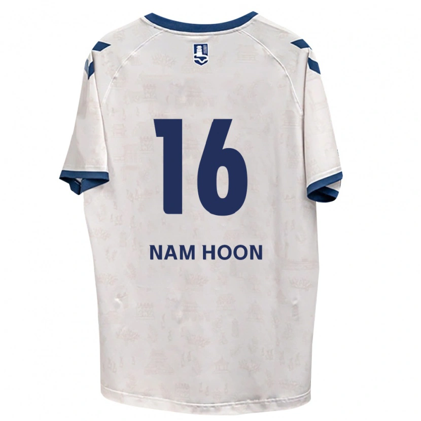 Danxen Barn Nam-Hoon Kwon #16 Kongelig Blå Hvit Bortetrøye Drakt Trøye 2026/27 Skjorter T-Skjorte