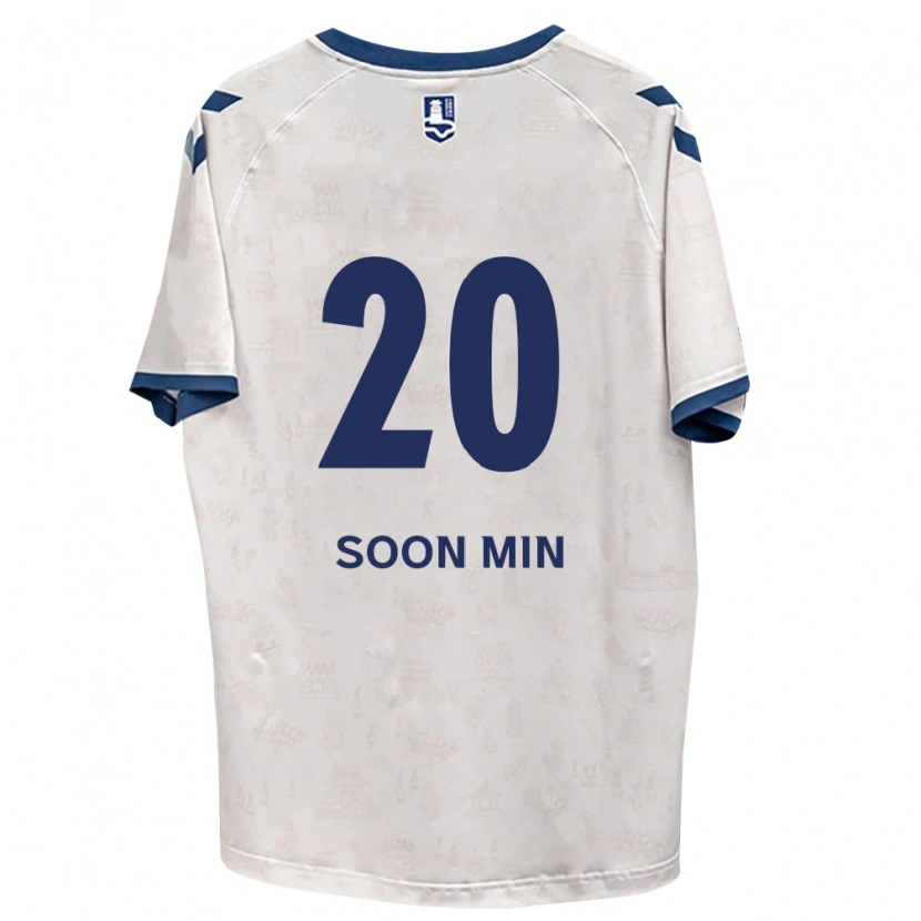 Danxen Barn Soon-Min Hwang #20 Kongelig Blå Hvit Bortetrøye Drakt Trøye 2026/27 Skjorter T-Skjorte