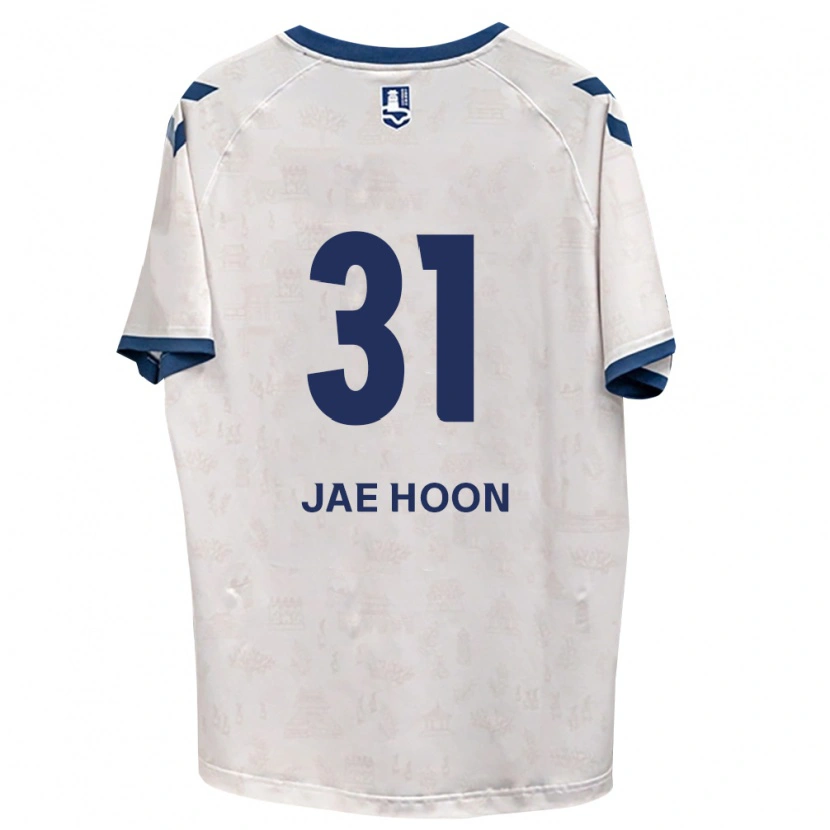 Danxen Barn Jae-Hoon Lee #31 Kongelig Blå Hvit Bortetrøye Drakt Trøye 2026/27 Skjorter T-Skjorte