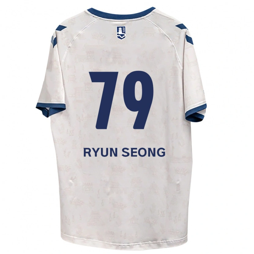 Danxen Barn Ryun-Seong Choe #79 Kongelig Blå Hvit Bortetrøye Drakt Trøye 2026/27 Skjorter T-Skjorte