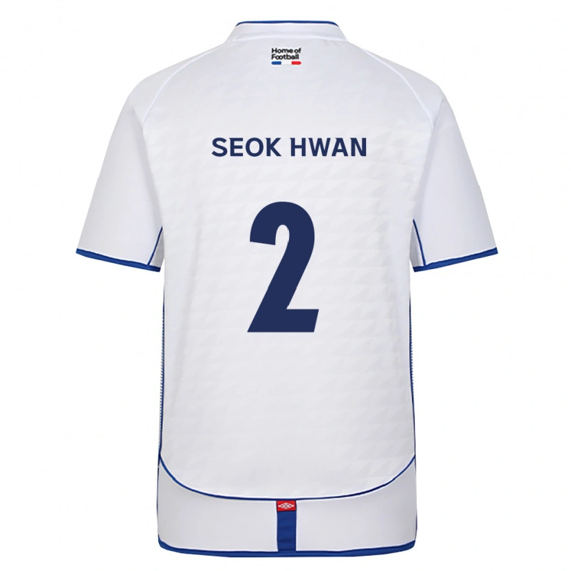 Danxen Barn Seok-Hwan Jang #2 Svart Hvit Rød Bortetrøye Drakt Trøye 2026/27 Skjorter T-Skjorte