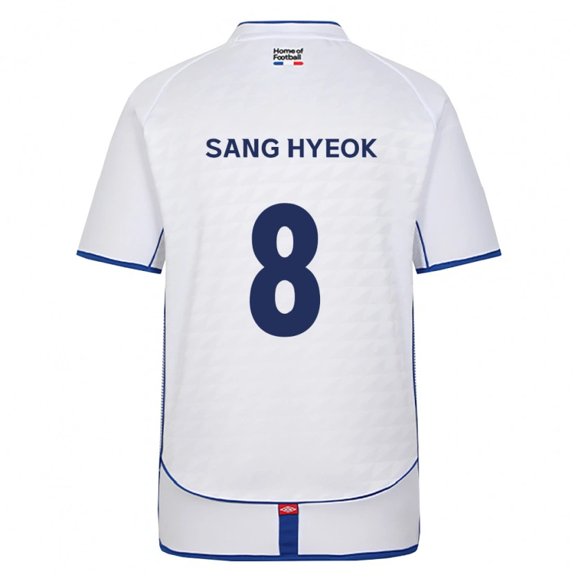 Danxen Barn Sang-Hyeok Park #8 Svart Hvit Rød Bortetrøye Drakt Trøye 2026/27 Skjorter T-Skjorte