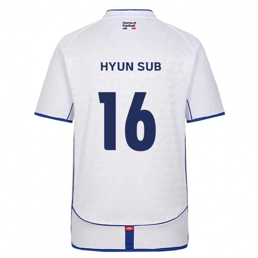 Danxen Barn Hyun-Sub Lim #16 Svart Hvit Rød Bortetrøye Drakt Trøye 2026/27 Skjorter T-Skjorte