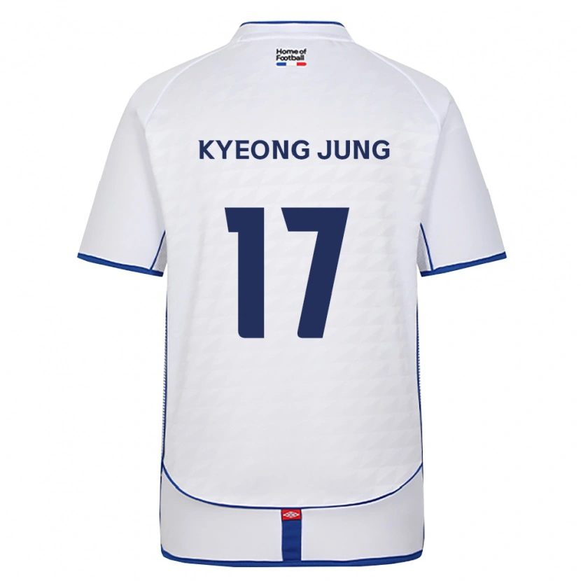 Danxen Barn Kyeong-Jung Kim #17 Svart Hvit Rød Bortetrøye Drakt Trøye 2026/27 Skjorter T-Skjorte