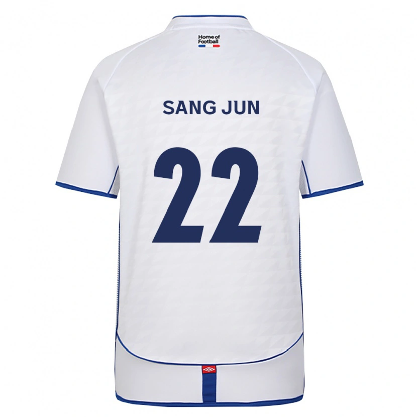 Danxen Barn Sang-Jun Kim #22 Svart Hvit Rød Bortetrøye Drakt Trøye 2026/27 Skjorter T-Skjorte