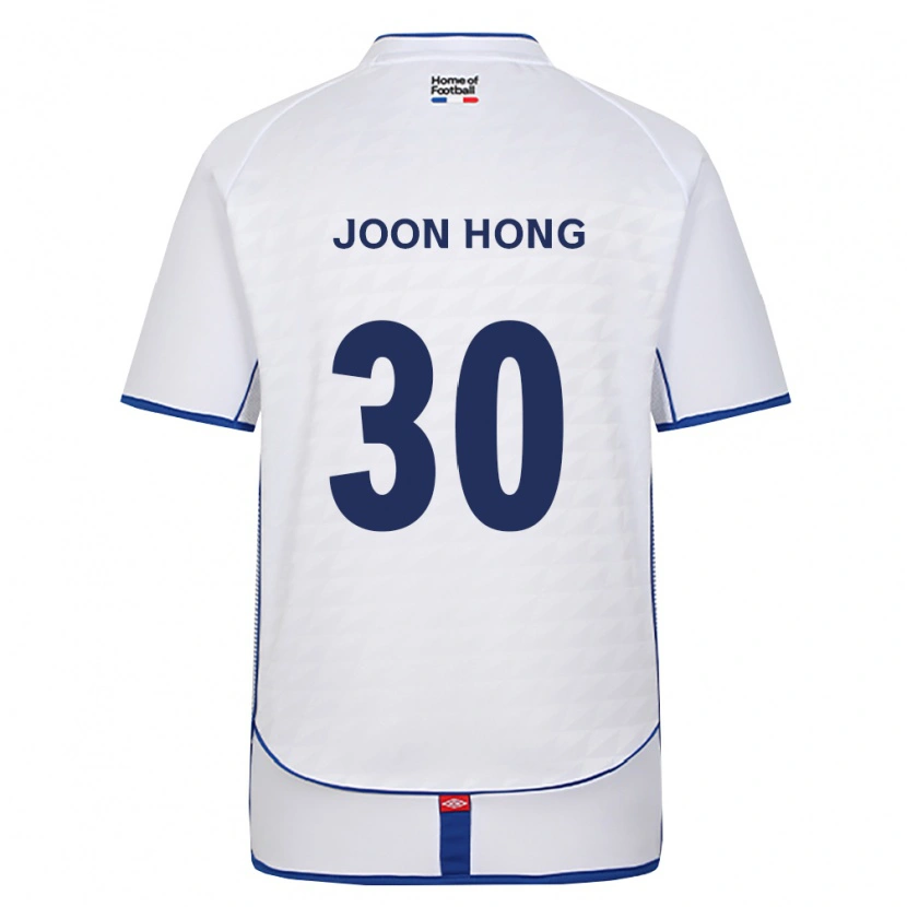 Danxen Barn Joon-Hong Kim #30 Svart Hvit Rød Bortetrøye Drakt Trøye 2026/27 Skjorter T-Skjorte