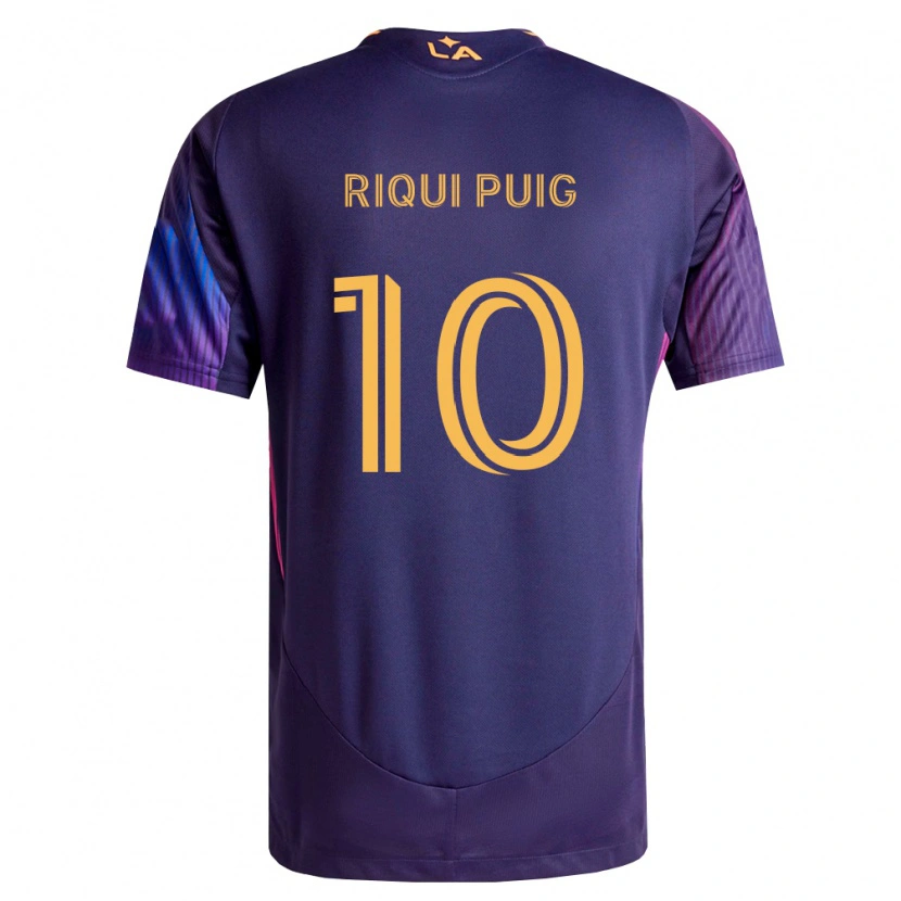 Danxen Barn Riqui Puig #10 Dyp Lilla Gul Bortetrøye Drakt Trøye 2026/27 Skjorter T-Skjorte