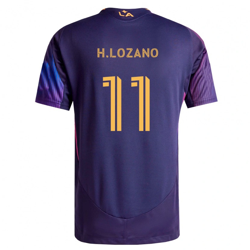 Danxen Barn Hirving Lozano #11 Dyp Lilla Gul Bortetrøye Drakt Trøye 2026/27 Skjorter T-Skjorte