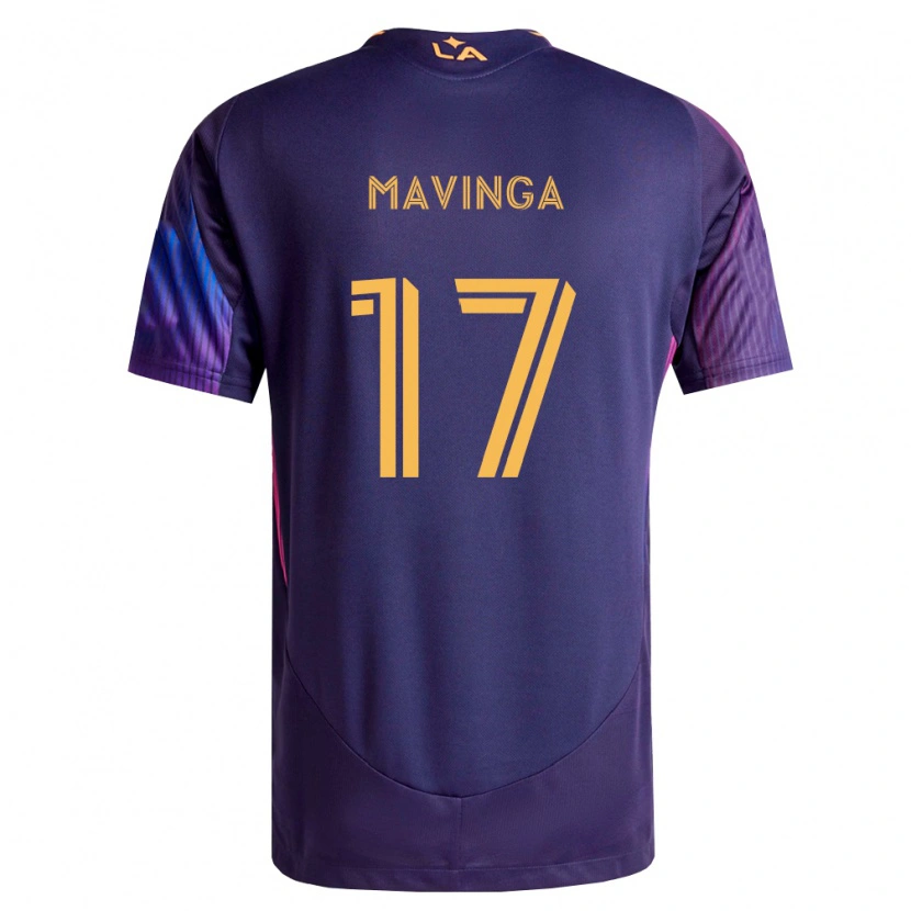 Danxen Barn Chris Mavinga #17 Dyp Lilla Gul Bortetrøye Drakt Trøye 2026/27 Skjorter T-Skjorte