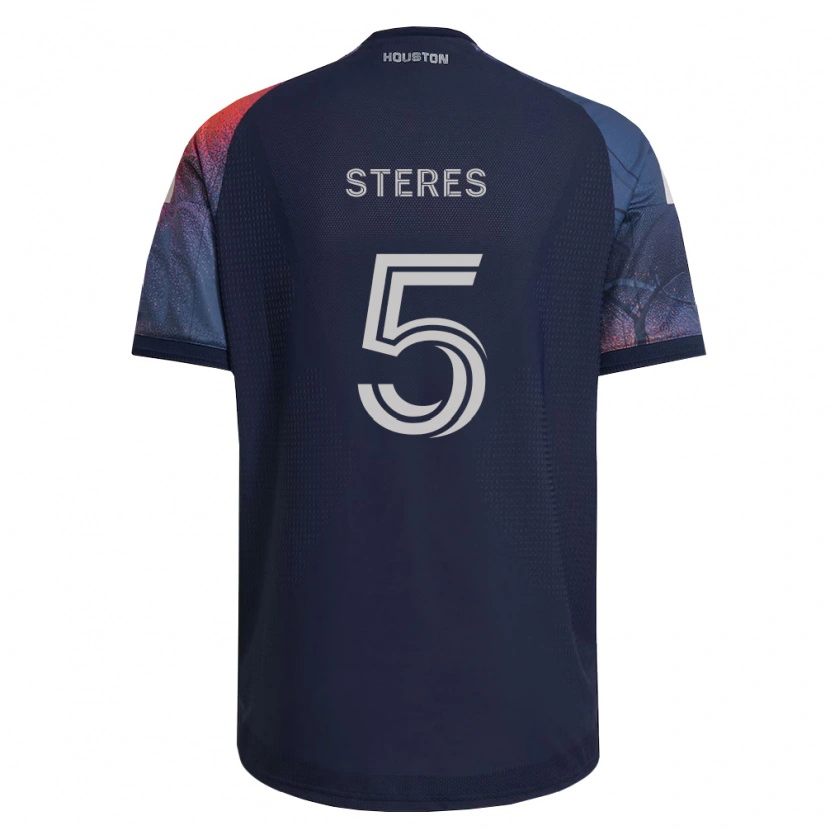 Danxen Barn Daniel Steres #5 Dyp Blå Hvit Oransje Bortetrøye Drakt Trøye 2026/27 Skjorter T-Skjorte
