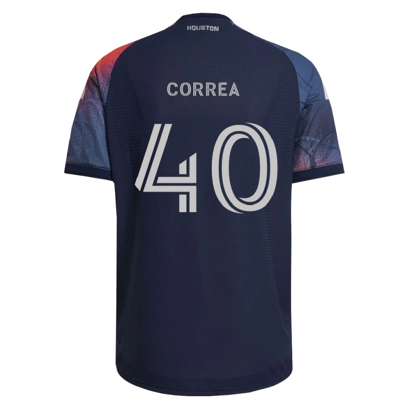 Danxen Barn Enrique Correa #40 Dyp Blå Hvit Oransje Bortetrøye Drakt Trøye 2026/27 Skjorter T-Skjorte