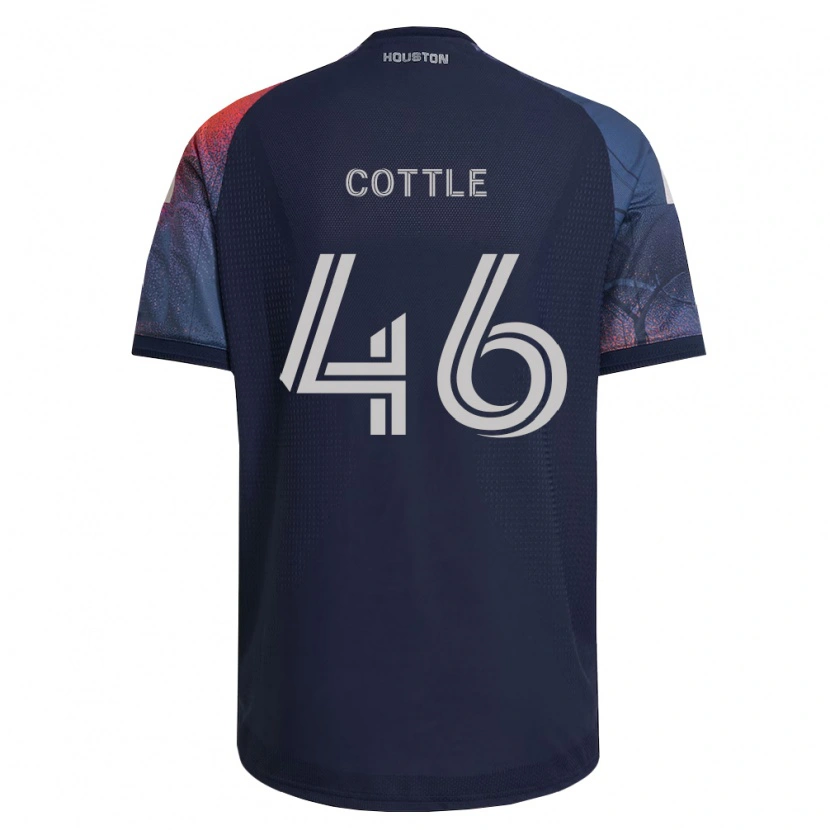 Danxen Barn Tristan Cottle #46 Dyp Blå Hvit Oransje Bortetrøye Drakt Trøye 2026/27 Skjorter T-Skjorte