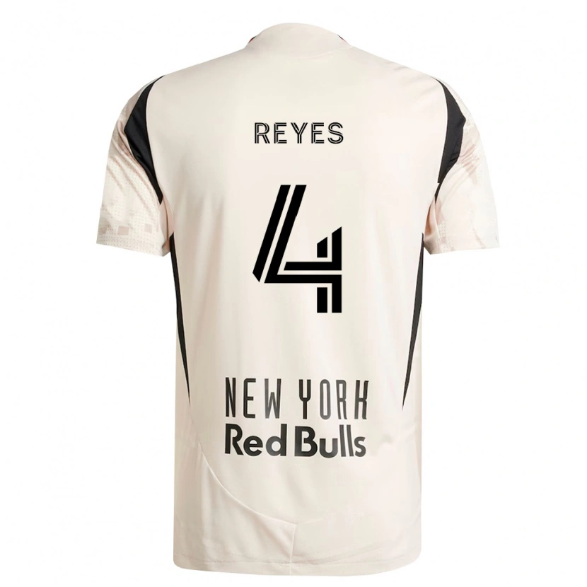Danxen Barn Andrés Reyes #4 Off-White Rød Svart Bortetrøye Drakt Trøye 2026/27 Skjorter T-Skjorte