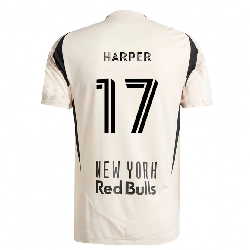 Danxen Barn Cameron Harper #17 Off-White Rød Svart Bortetrøye Drakt Trøye 2026/27 Skjorter T-Skjorte