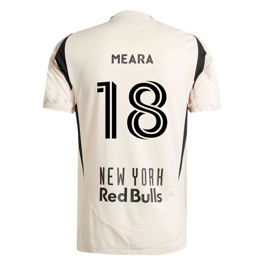 Danxen Barn Ryan Meara #18 Off-White Rød Svart Bortetrøye Drakt Trøye 2026/27 Skjorter T-Skjorte