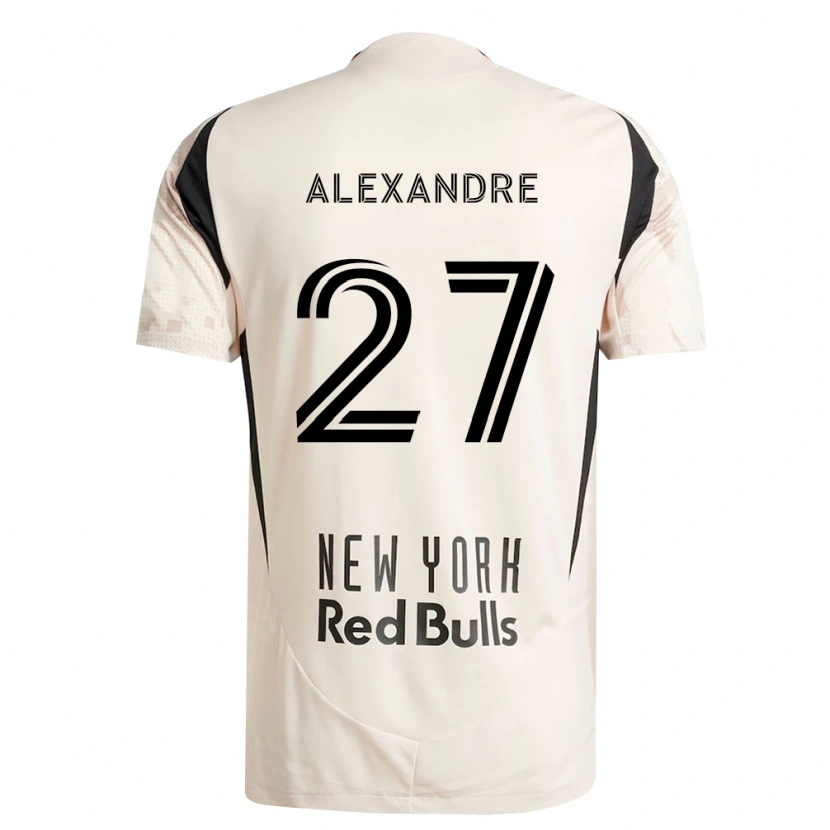Danxen Barn Davi Alexandre #27 Off-White Rød Svart Bortetrøye Drakt Trøye 2026/27 Skjorter T-Skjorte
