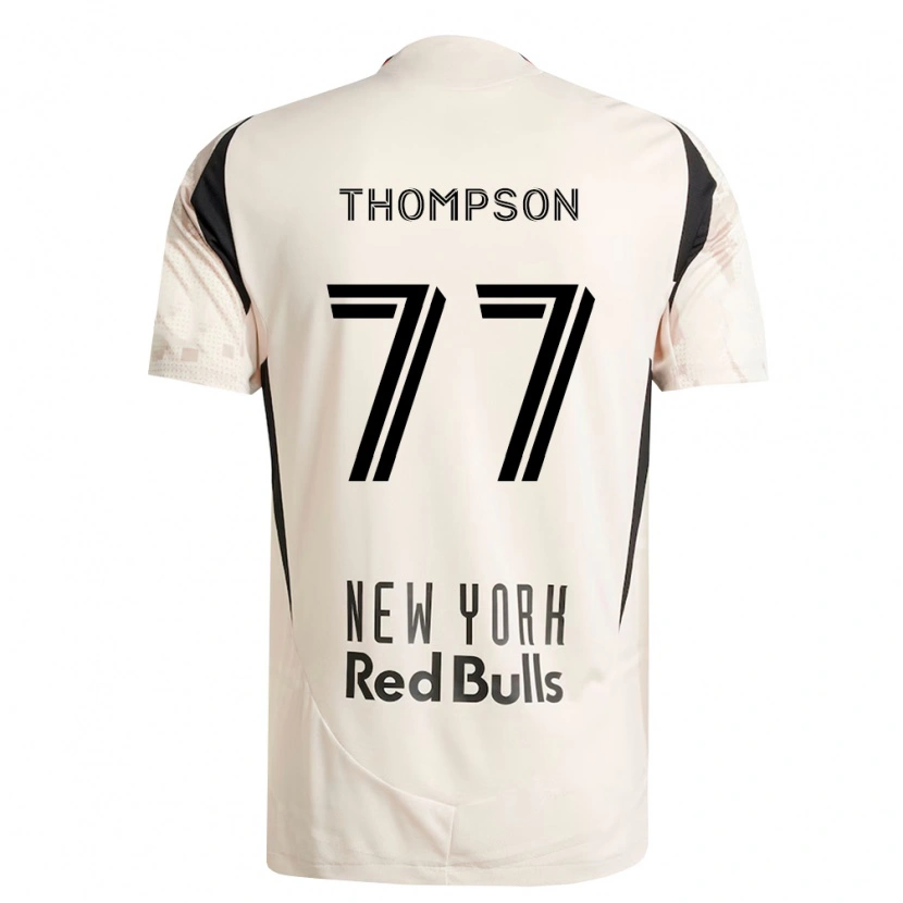 Danxen Barn Amos Shapiro-Thompson #77 Off-White Rød Svart Bortetrøye Drakt Trøye 2026/27 Skjorter T-Skjorte