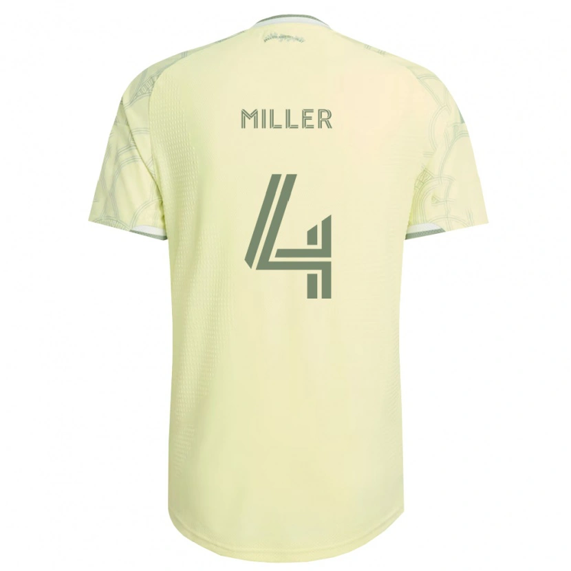 Danxen Barn Kamal Miller #4 Beige Hvit Bortetrøye Drakt Trøye 2026/27 Skjorter T-Skjorte