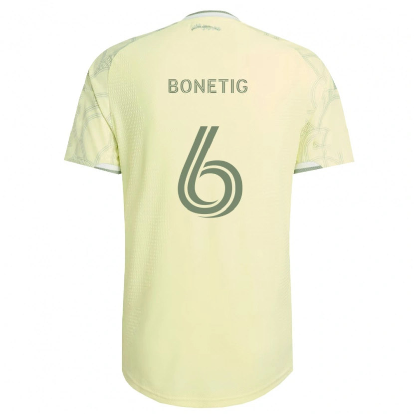 Danxen Barn Alex Bonetig #6 Beige Hvit Bortetrøye Drakt Trøye 2026/27 Skjorter T-Skjorte