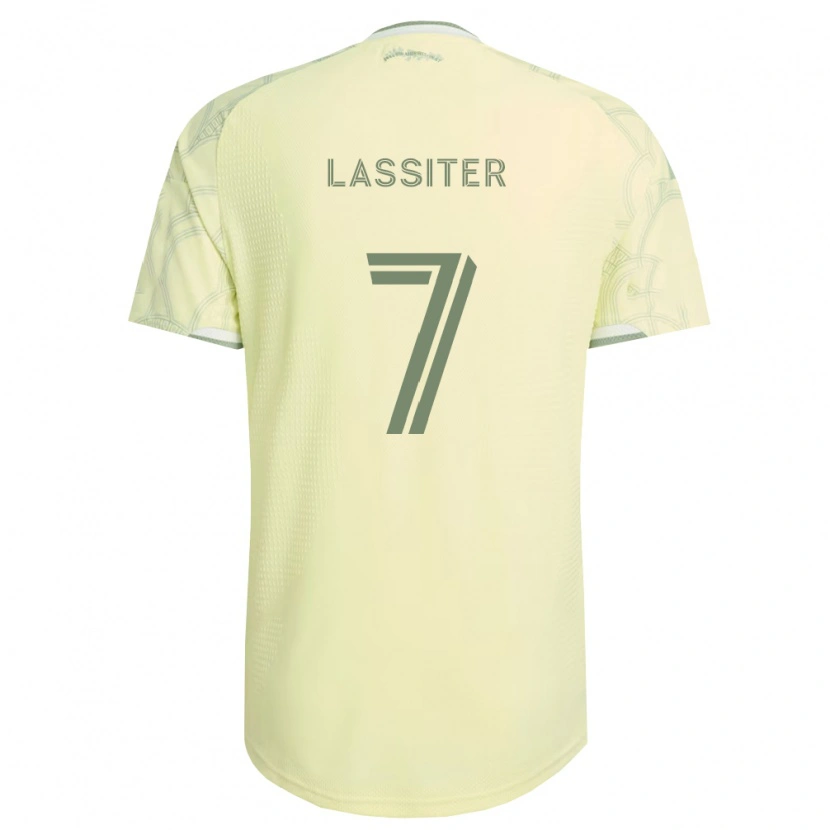 Danxen Barn Ariel Lassiter #7 Beige Hvit Bortetrøye Drakt Trøye 2026/27 Skjorter T-Skjorte